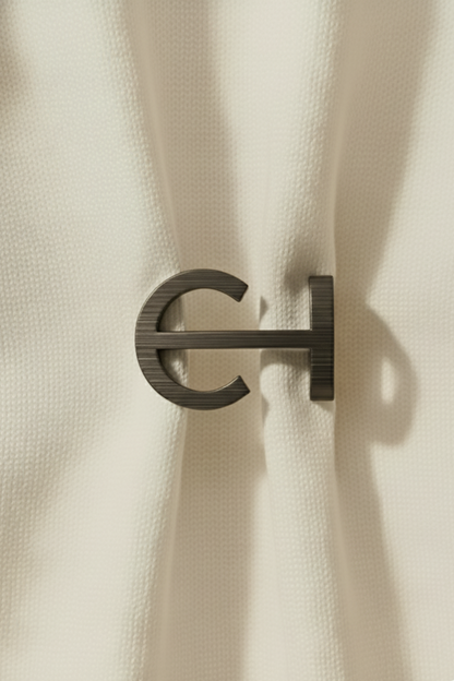 Black Belt buckle brush finish